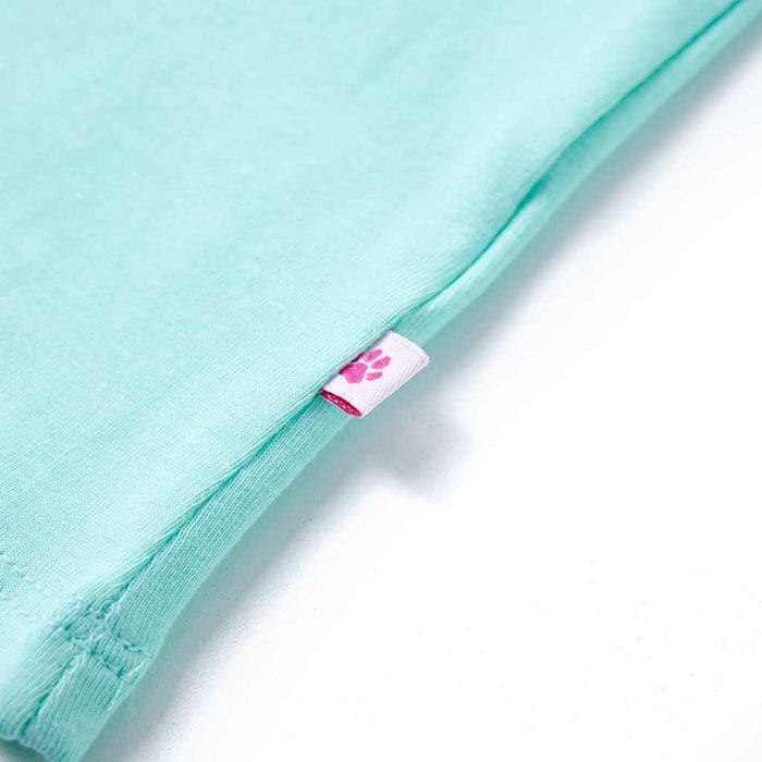 Tricou pentru copii, verde mentă deschis, 128 - WALTI WALTI