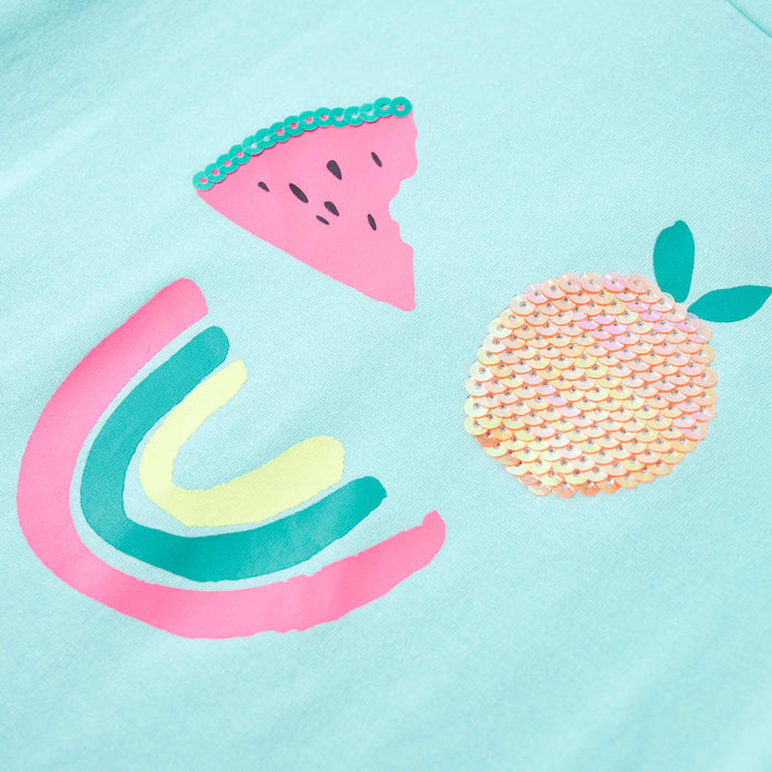 Tricou pentru copii, verde mentă deschis, 140 - WALTI WALTI