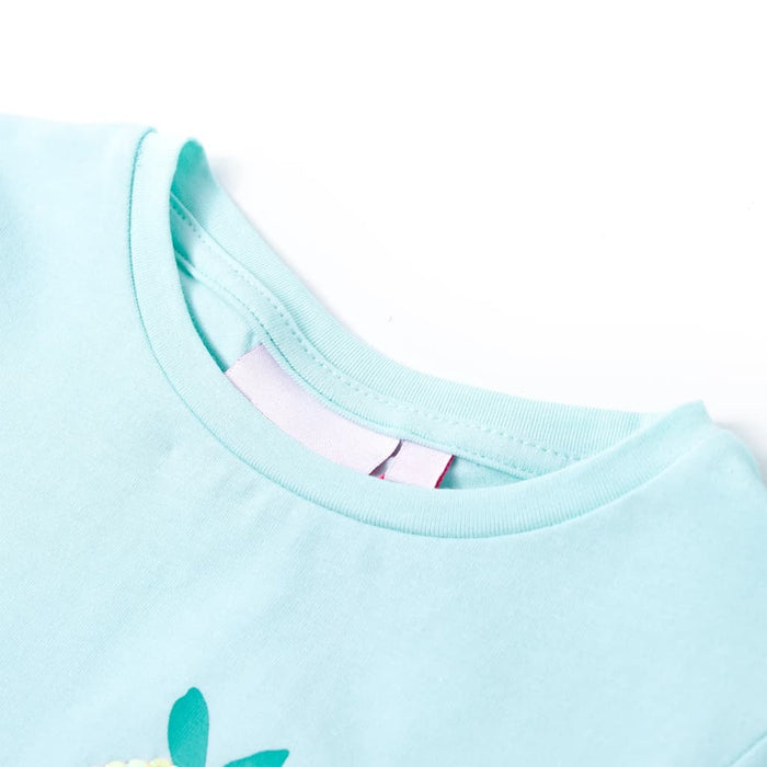 Tricou pentru copii, turcoaz deschis, 116 WALTI
