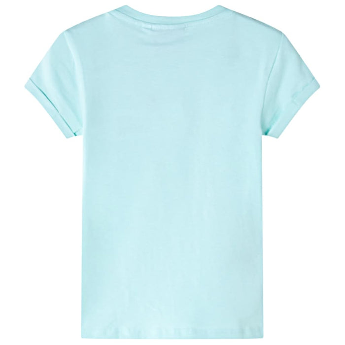 Tricou pentru copii, turcoaz deschis, 128 WALTI