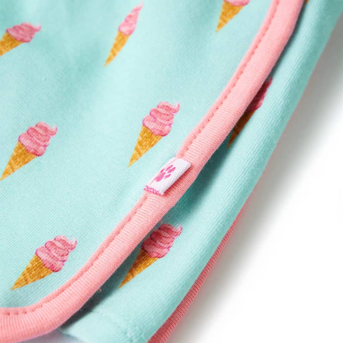 Rochie de copii cu șnur, verde mentă deschis, 104 - WALTI WALTI