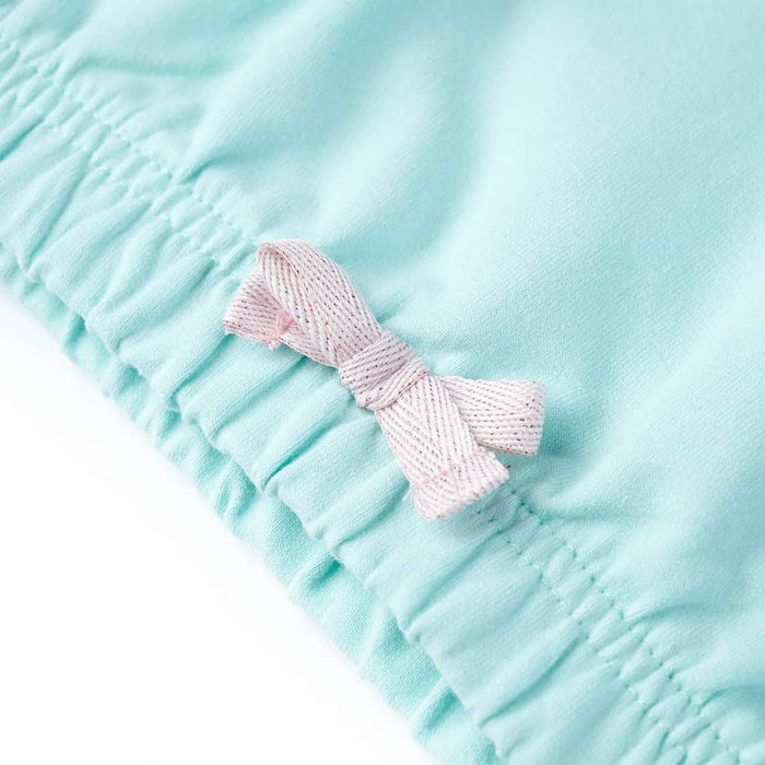 Hanorac cu glugă pentru copii, turcoaz deschis, 104 - WALTI WALTI