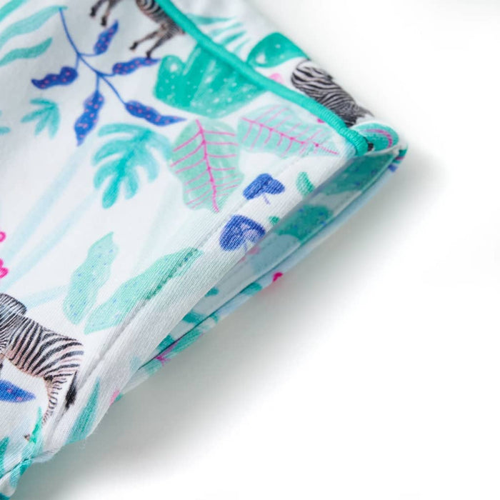 Rochie pentru copii, ecru și verde mentă închis, 104 - WALTI WALTI