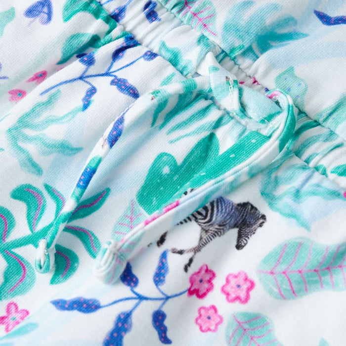 Rochie pentru copii, ecru și verde mentă închis, 116 - WALTI WALTI