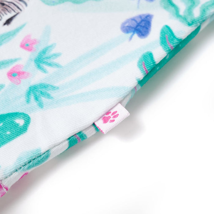 Rochie pentru copii, ecru și verde mentă închis, 128 - WALTI WALTI