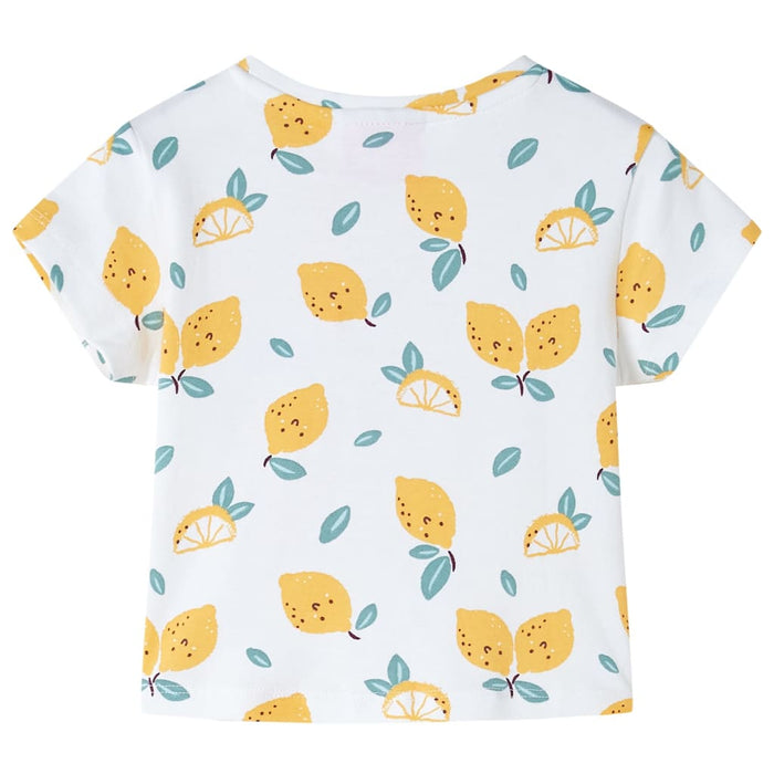Tricou pentru copii cu tiv tip cravată, ecru, 104 WALTI