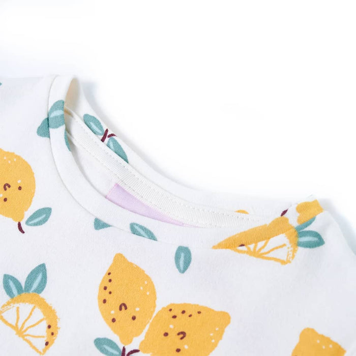 Tricou pentru copii cu tiv tip cravată, ecru, 104 WALTI