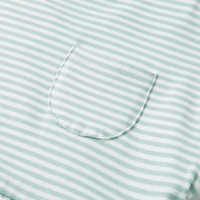 Rochie pentru copii, mâneci cu volane, verde mentă, 116 - WALTI WALTI