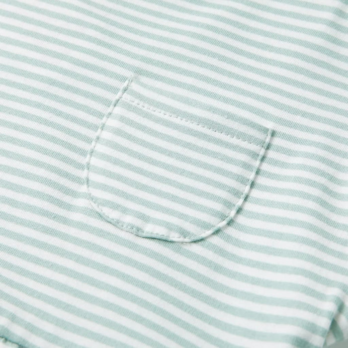 Rochie pentru copii, mâneci cu volane, verde mentă, 128 - WALTI WALTI