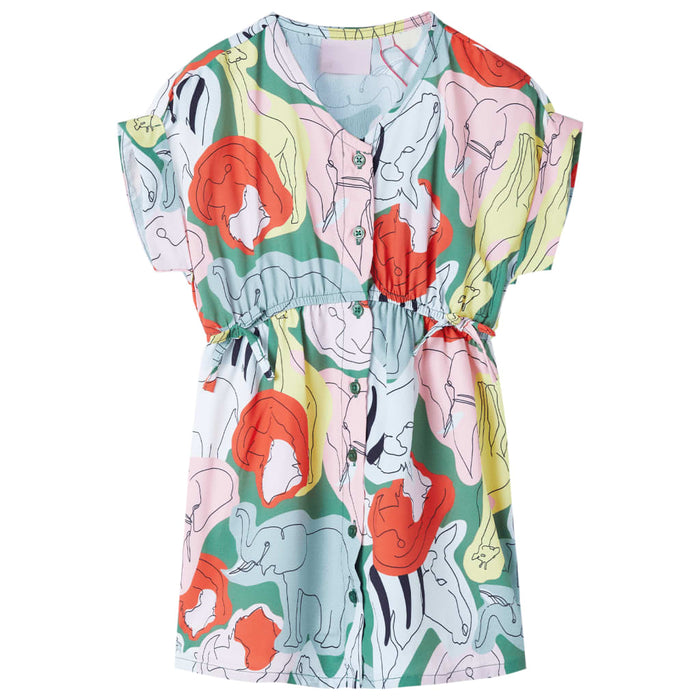 Rochie pentru copii, verde, 140 - WALTI WALTI