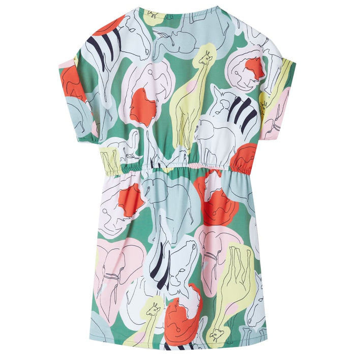 Rochie pentru copii, verde, 140 - WALTI WALTI