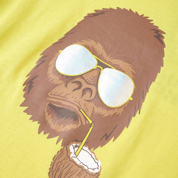 Tricou pentru copii cu mâneci scurte, galben, 92 WALTI