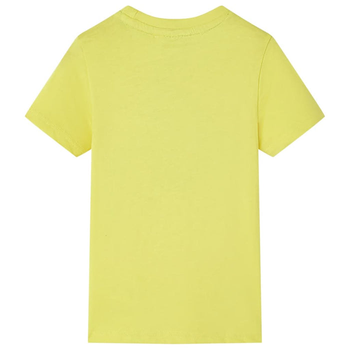 Tricou pentru copii cu mâneci scurte, galben, 104 WALTI