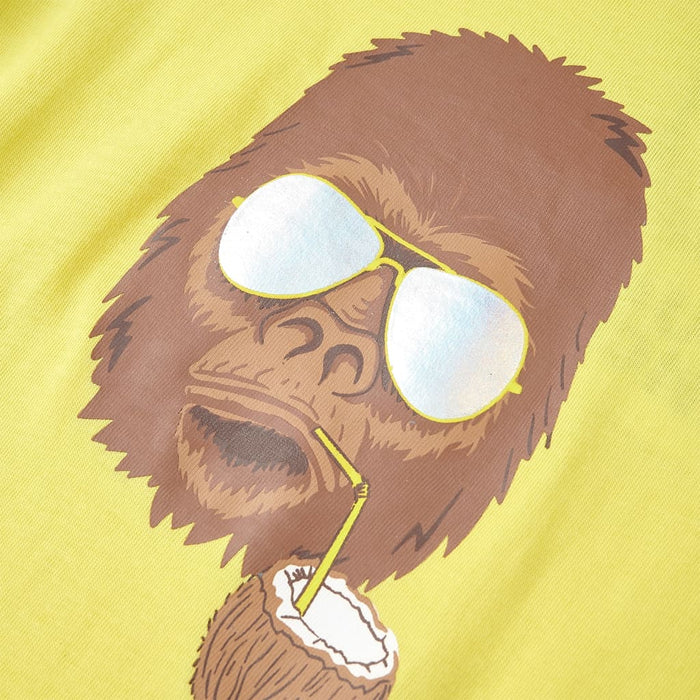 Tricou pentru copii cu mâneci scurte, galben, 104 WALTI