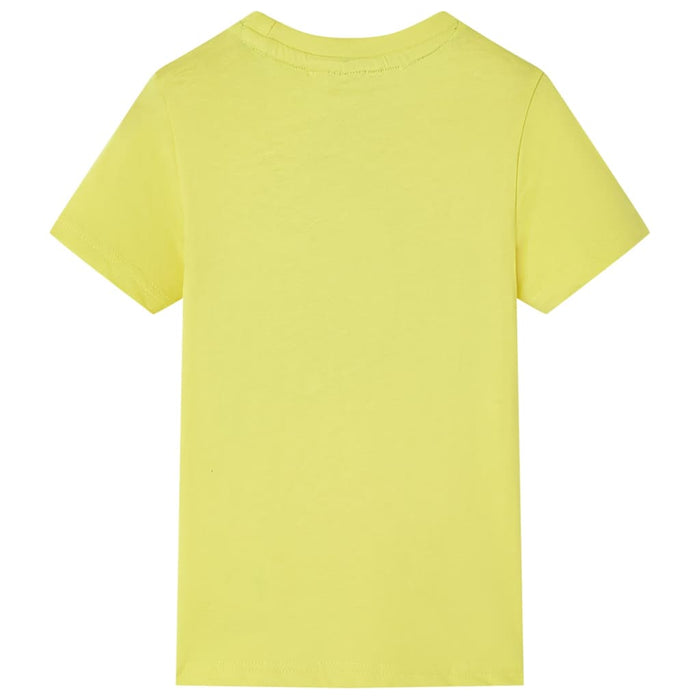 Tricou pentru copii cu mâneci scurte, galben, 140 WALTI