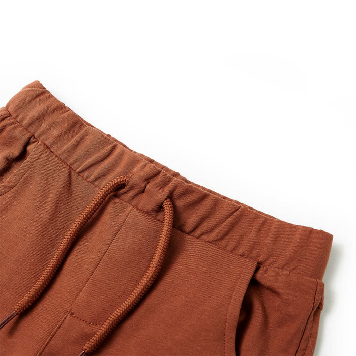 Pantaloni pentru copii cu șnur, maro, 104 WALTI