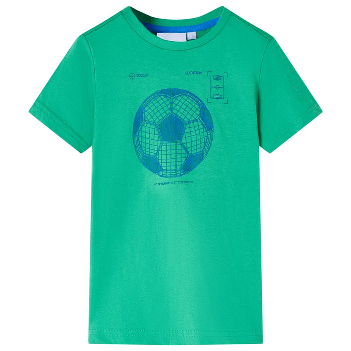 Tricou pentru copii, verde, 104 - WALTI WALTI