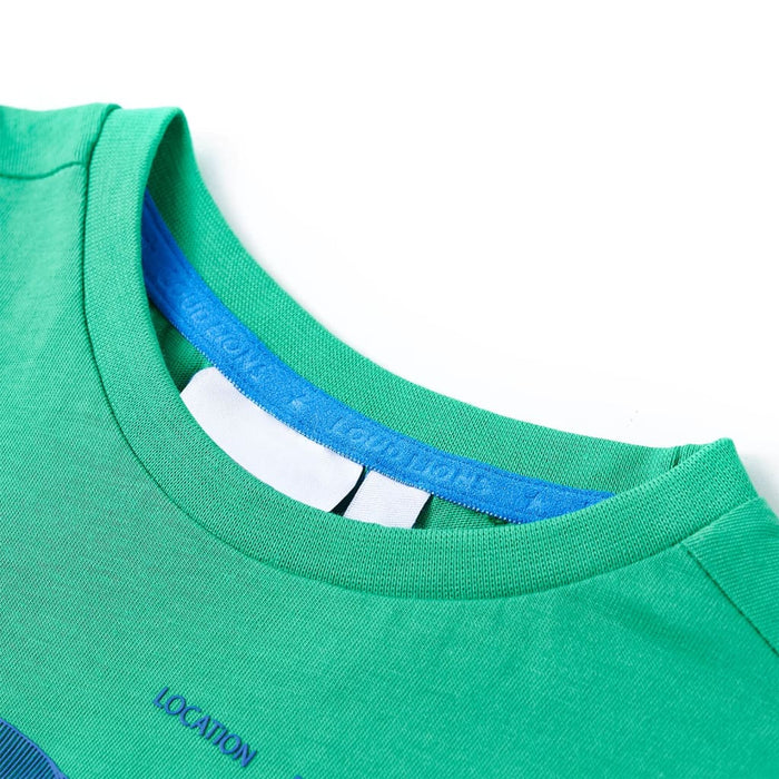 Tricou pentru copii, verde, 104 - WALTI WALTI