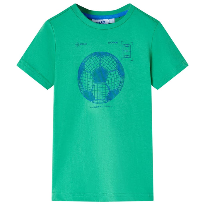 Tricou pentru copii, verde, 116 - WALTI WALTI