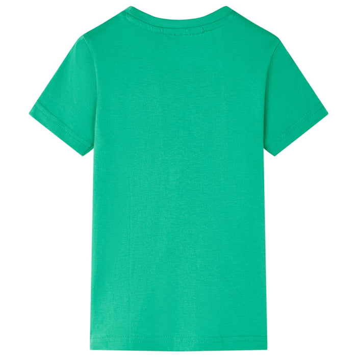 Tricou pentru copii, verde, 128 - WALTI WALTI