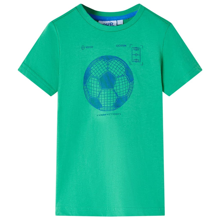 Tricou pentru copii, verde, 140 - WALTI WALTI