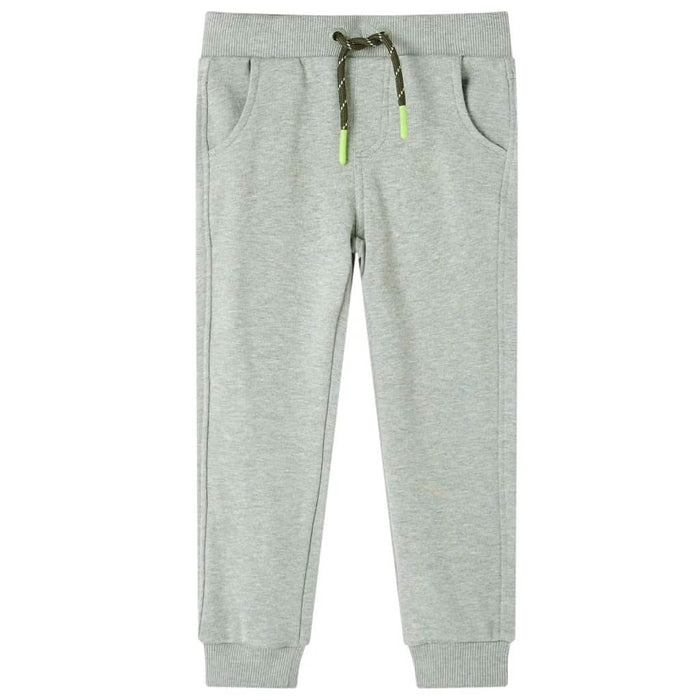 Pantaloni de trening pentru copii, kaki deschis, 128 - WALTI WALTI