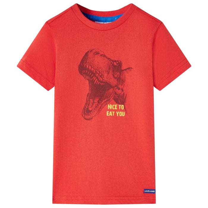 Tricou pentru copii, roșu, 128 WALTI