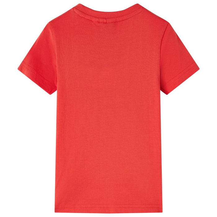 Tricou pentru copii, roșu, 128 WALTI