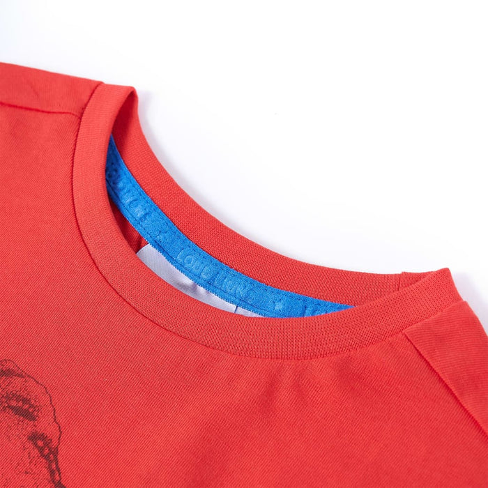 Tricou pentru copii, roșu, 128 WALTI