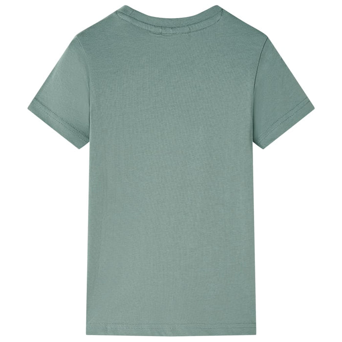 Tricou pentru copii, kaki, 128 - WALTI WALTI