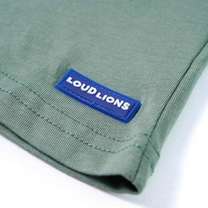 Tricou pentru copii, kaki, 128 - WALTI WALTI