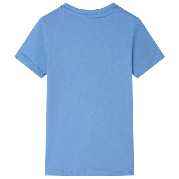 Tricou pentru copii, albastru mediu, 128 WALTI