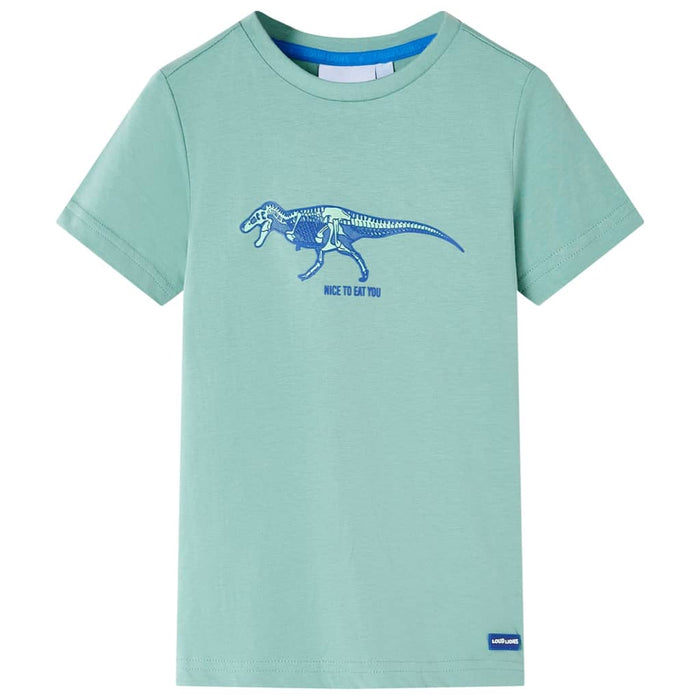 Tricou pentru copii, kaki deschis, 128 - WALTI WALTI