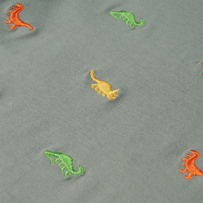 Tricou pentru copii cu mâneci scurte, kaki, 116 - WALTI WALTI