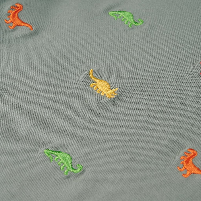 Tricou pentru copii cu mâneci scurte, kaki, 128 WALTI