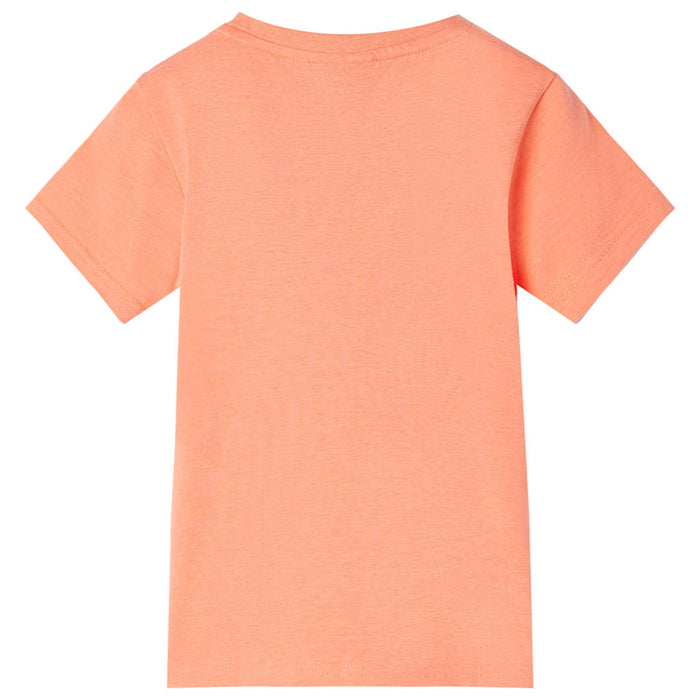 Tricou pentru copii, portocaliu neon, 140 - WALTI WALTI