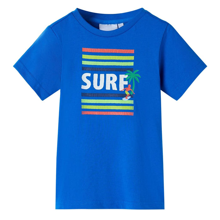 Tricou pentru copii, albastru aprins, 104 WALTI