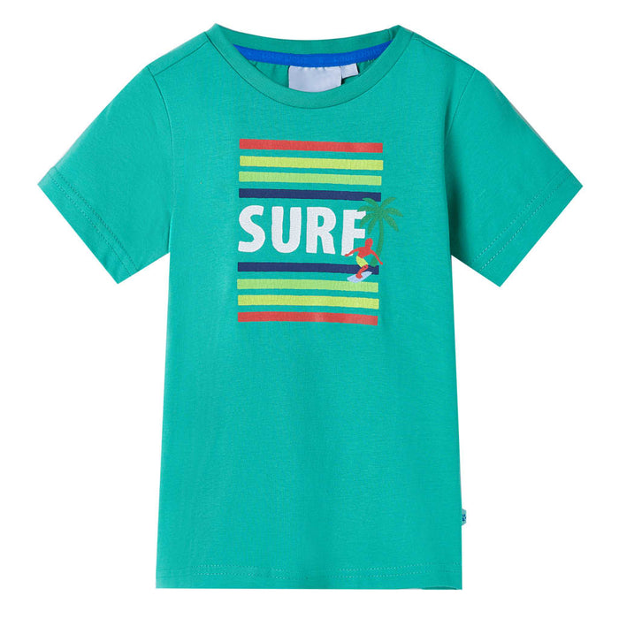 Tricou pentru copii, verde, 140 - WALTI WALTI