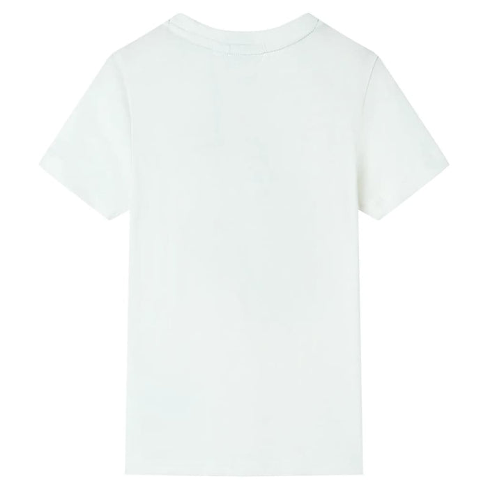 Tricou pentru copii cu mâneci scurte, ecru, 116 WALTI