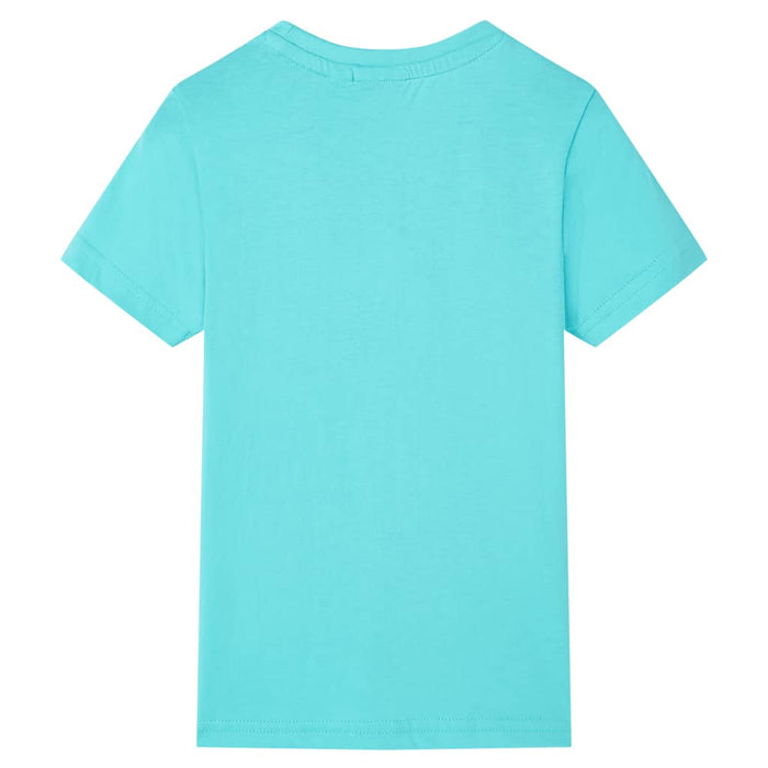Tricou pentru copii cu mâneci scurte, turcoaz, 92 WALTI