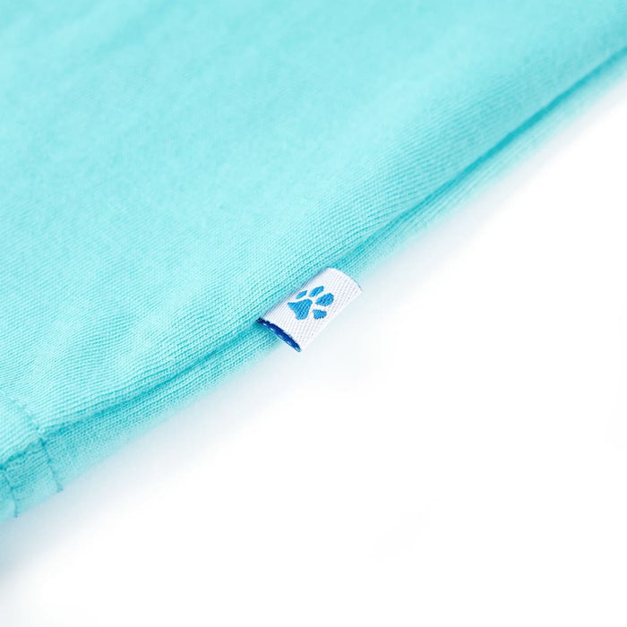 Tricou pentru copii cu mâneci scurte, turcoaz, 116 - WALTI WALTI