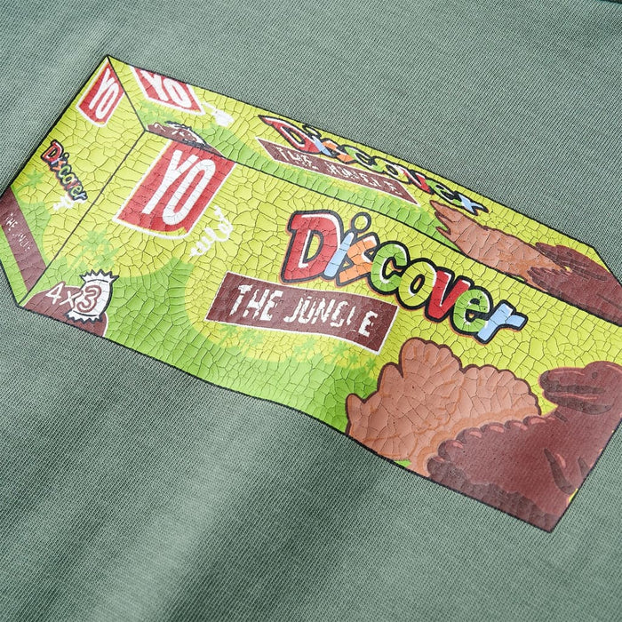 Tricou pentru copii cu mâneci scurte, kaki, 140 WALTI