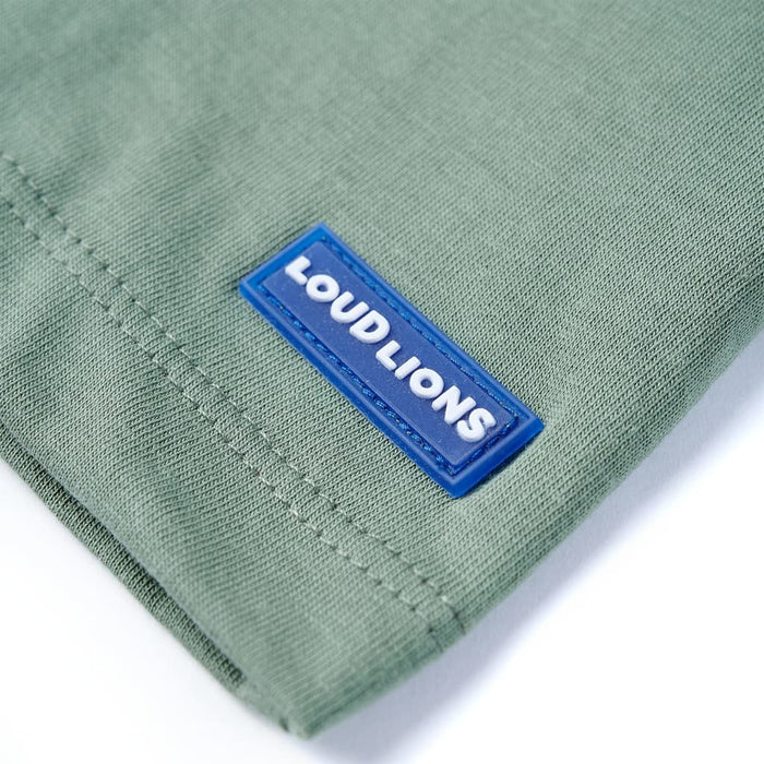 Tricou pentru copii cu mâneci scurte, kaki, 140 WALTI