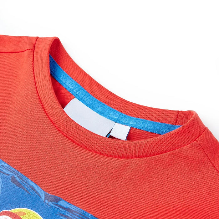 Tricou pentru copii cu mâneci scurte, roșu, 92 WALTI