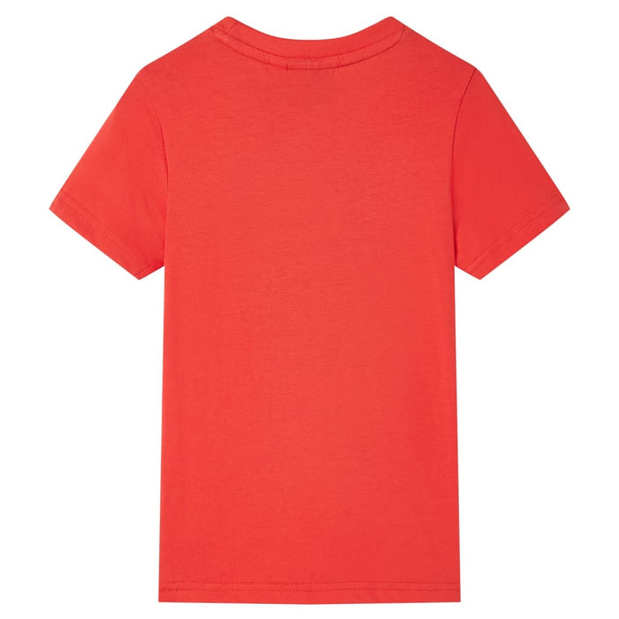 Tricou pentru copii cu mâneci scurte, roșu, 128 WALTI