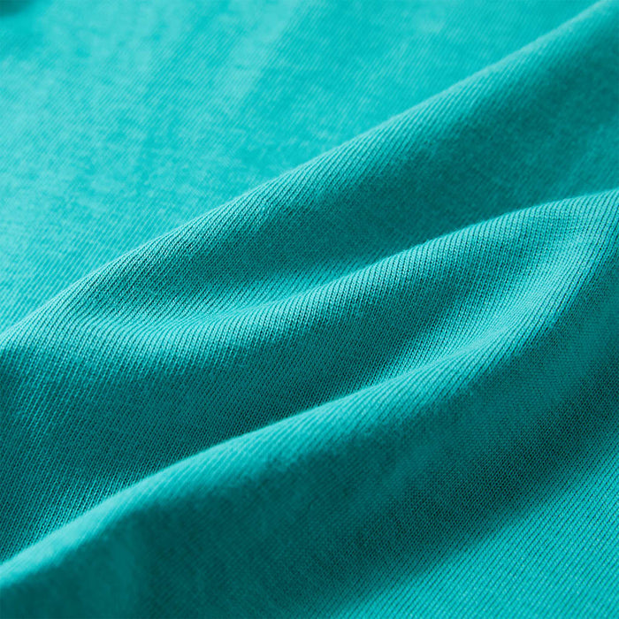 Tricou pentru copii cu mâneci scurte, verde mentă închis, 140 - WALTI WALTI