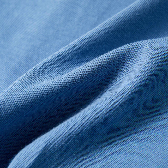 Tricou pentru copii cu mâneci scurte, albastru mediu, 116 WALTI