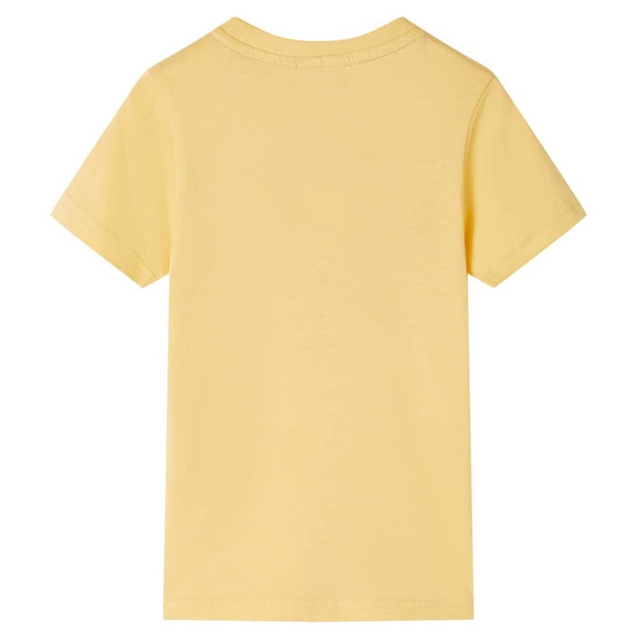 Tricou pentru copii cu mâneci scurte, galben, 116 WALTI