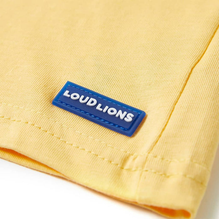 Tricou pentru copii cu mâneci scurte, galben, 116 WALTI