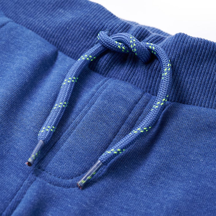 Pantaloni de trening pentru copii, albastru melanj, 116 WALTI
